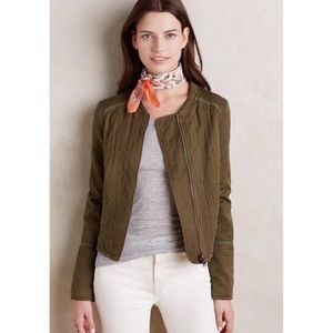 Anthropologie Hei Hei Quilted Riding Jacket